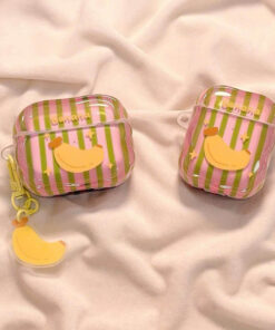 Ốp AirPods Banana Pop Mochi Case – Phụ kiện iPhone cute, kèm charm chuối