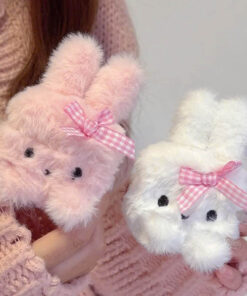Ốp AirPods Bunny Bow Mochi Case - Phụ kiện iPhone cute, mềm mại