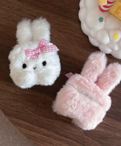 Ốp AirPods Bunny Bow Mochi Case - Phụ kiện iPhone cute, mềm mại