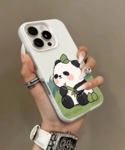 Alternative view of Ốp Lưng iPhone Gấu Trúc Thiết Kế Họa Tiết Đáng Yêu