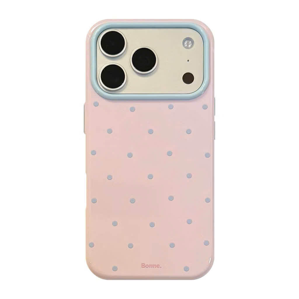 Ốp lưng iPhone Mochi Case Sweet Dot thiết kế chấm bi nhẹ nhàng, màu pastel xinh xắn, chống sốc tốt, bảo vệ camera, phù hợp nhiều dòng iPhone. Ốp lưng iPhone Sweet Dot Mochi Case