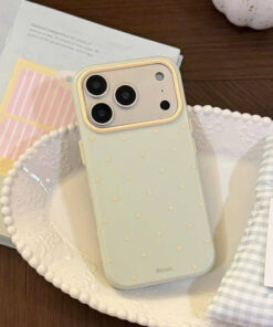Ốp lưng iPhone Mochi Case Sweet Dot thiết kế chấm bi nhẹ nhàng, màu pastel xinh xắn, chống sốc tốt, bảo vệ camera, phù hợp nhiều dòng iPhone. Ốp lưng iPhone Sweet Dot Mochi Case