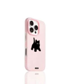 Ốp lưng iPhone Black Cat Màu Hồng