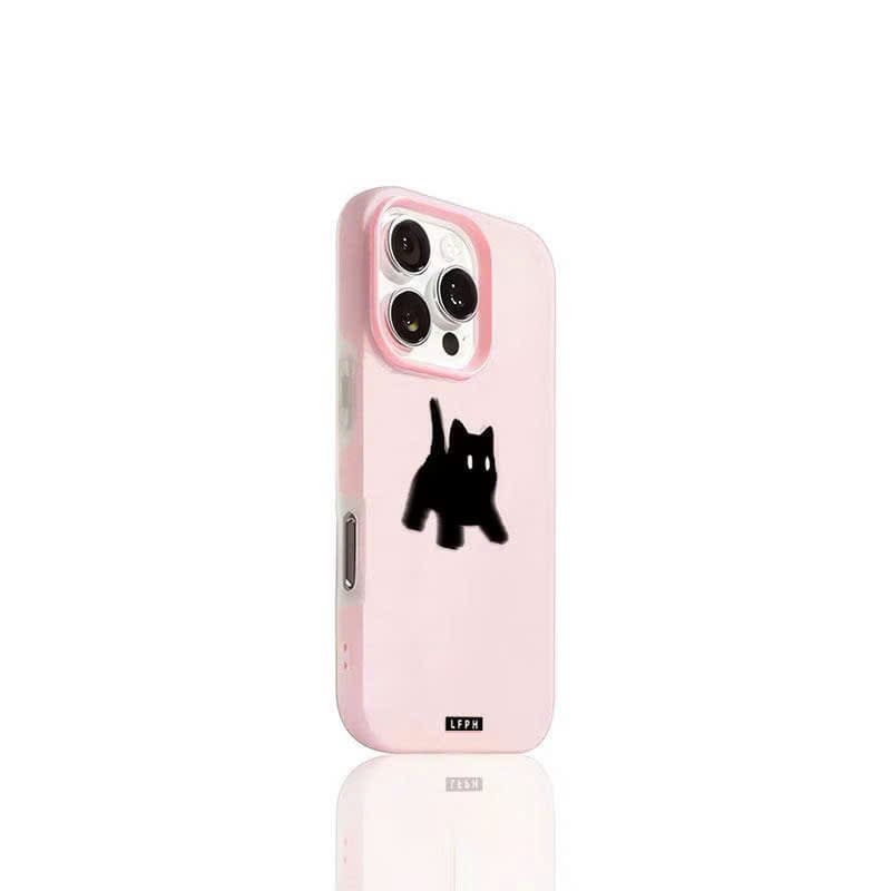 Ốp Lưng iPhone Black Cat - Thiết kế tinh nghịch, khác biệt Ốp lưng iPhone Black Cat Màu Hồng