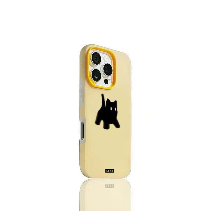 Ốp Lưng iPhone Black Cat - Thiết kế tinh nghịch, khác biệt Ốp lưng iPhone Black Cat Màu Vàng