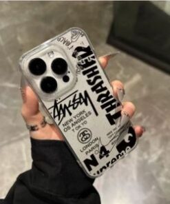 Ốp lưng iPhone họa tiết chữ nền trắng