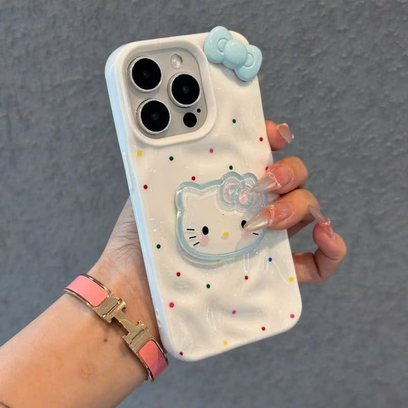 Ốp Lưng iPhone Hello Kitty Nơ - Thiết Kế Vân Sóng 3D Cute, Chống Sốc Toàn Diện Ốp Lưng iPhone Hello Kitty Nơ - Thiết Kế Vân Sóng 3D Cute, Chống Sốc Toàn Diện - Ảnh 4