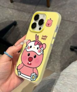 Ốp Lưng iPhone Loopy – Thiết Kế Cute Chống Sốc Toàn Diện Ốp lưng iPhone Loopy Màu Vàng