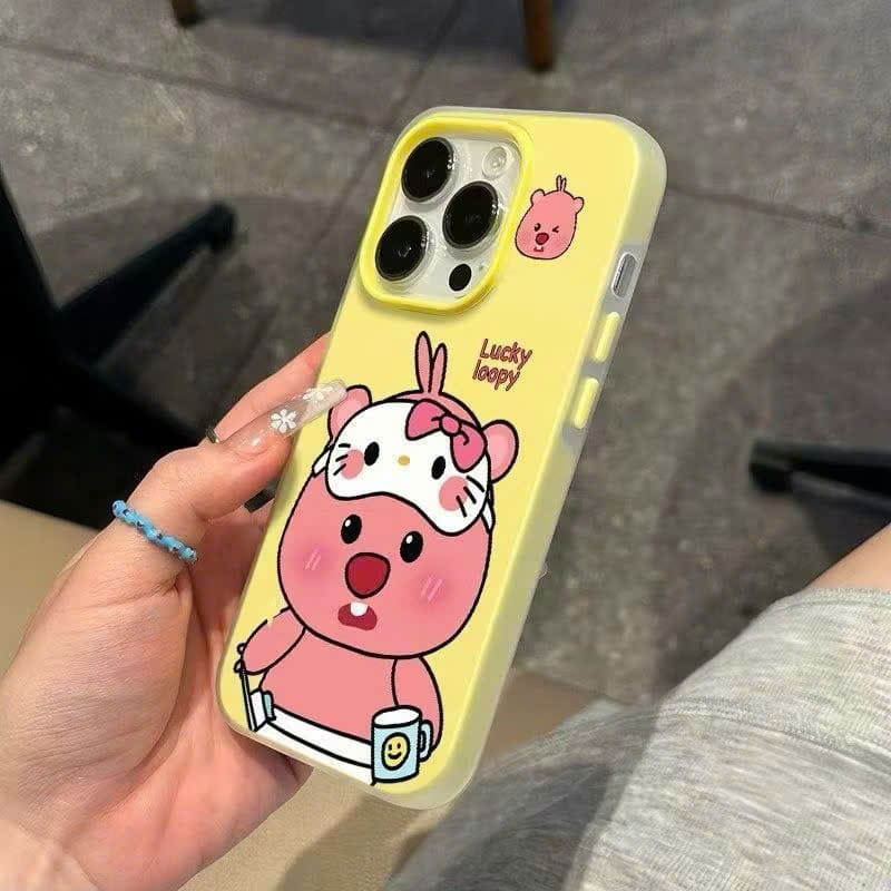 Ốp Lưng iPhone Loopy – Thiết Kế Cute Chống Sốc Toàn Diện Ốp lưng iPhone Loopy Màu Vàng